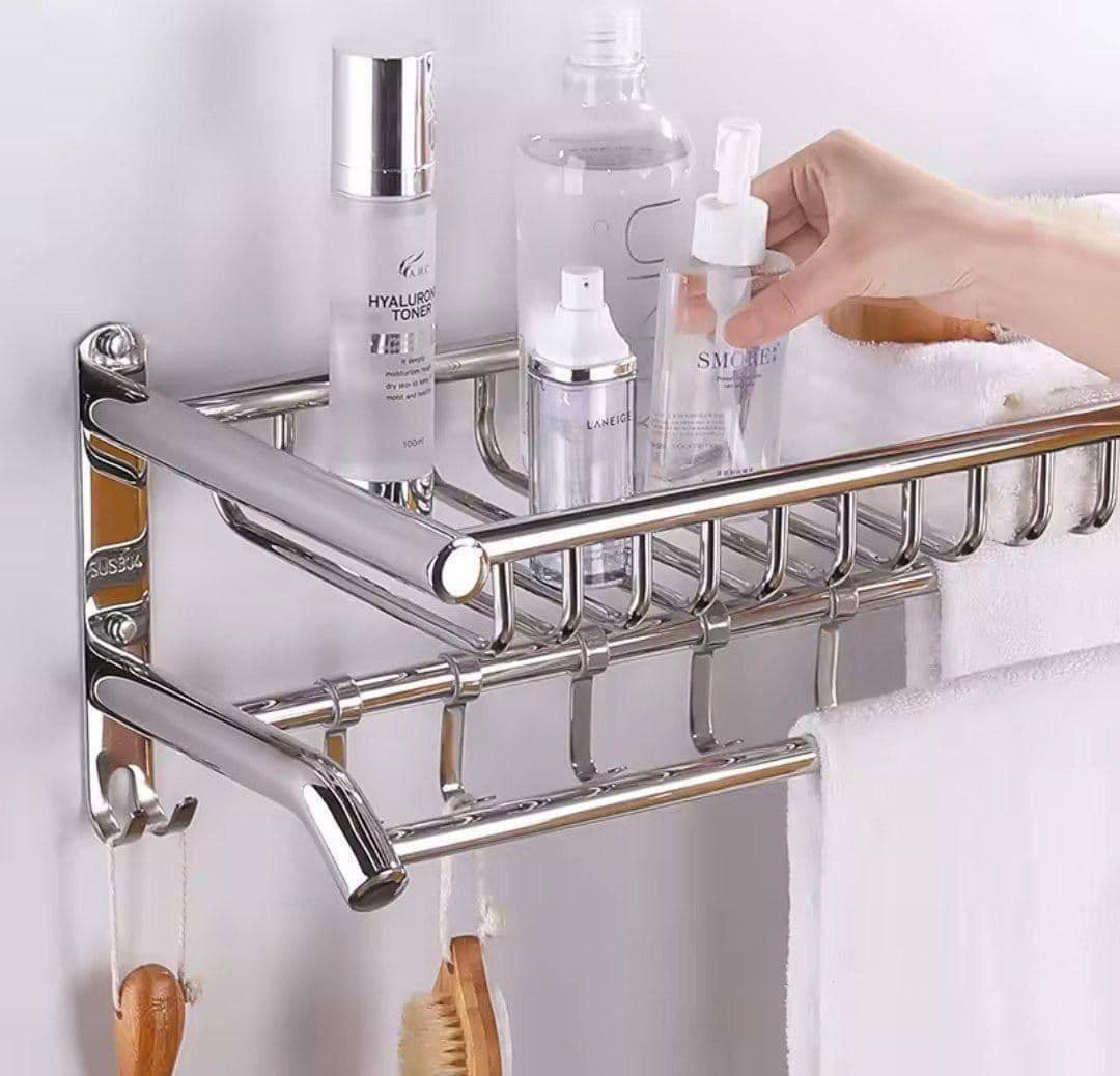 Porte-serviettes en inox pur et inoxydable