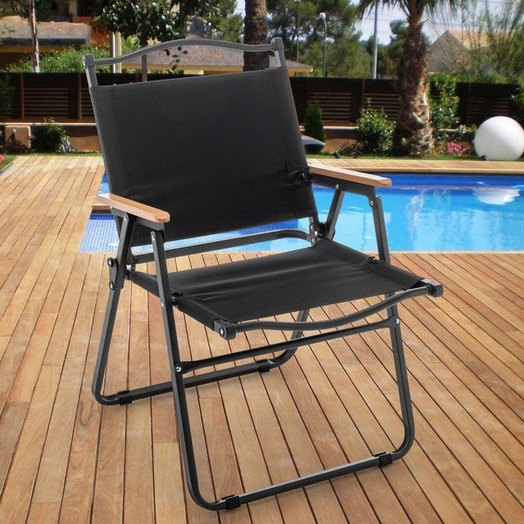 Grande chaise de camping de luxe